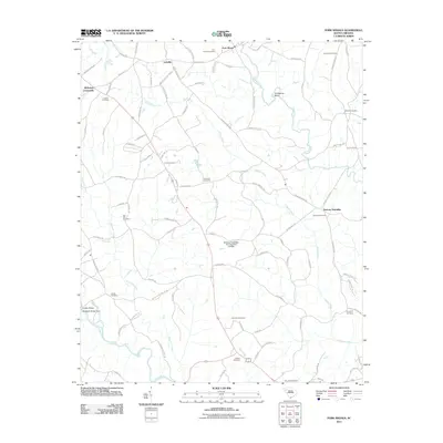 2011 Map of Fork Shoals, 2011 Print