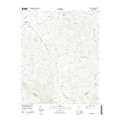 2014 Map of Fork Shoals, 2014 Print