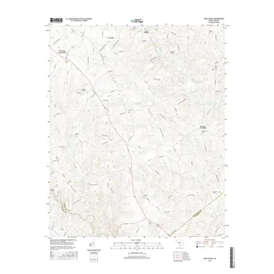 2017 Map of Fork Shoals, 2017 Print