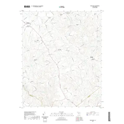 2020 Map of Fork Shoals, 2020 Print