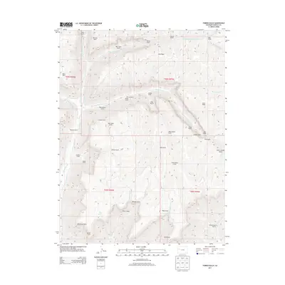 2013 Map of Forked Gulch, 2013 Print