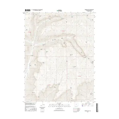 2016 Map of Forked Gulch, 2016 Print