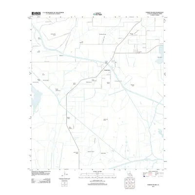 2012 Map of Forked Island, 2012 Print