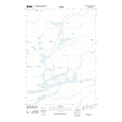 2010 Map of Forked Lake, 2010 Print