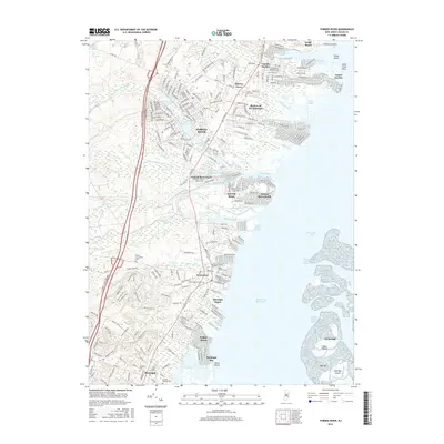 2016 Map of Forked River, 2016 Print