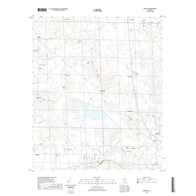 2018 Map of Forkland, 2018 Print