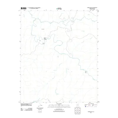 2011 Map of Forks Butte, 2011 Print