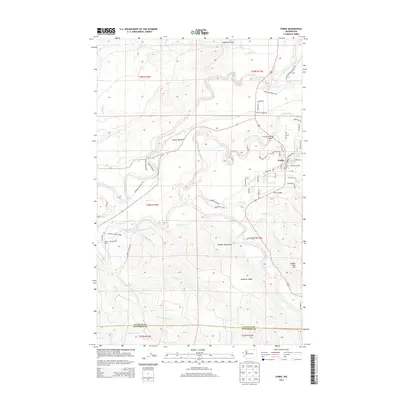 2014 Map of Forks, 2014 Print