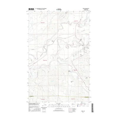 2017 Map of Forks, 2017 Print