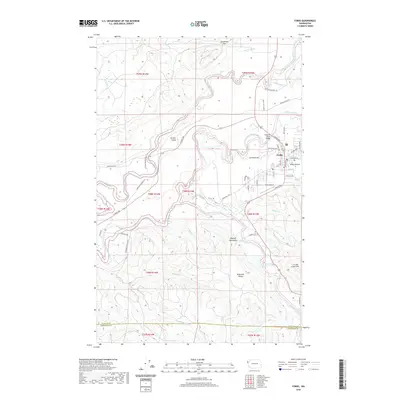 2020 Map of Forks, 2020 Print