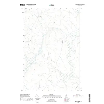 2018 Map of Forks of Machias, 2018 Print
