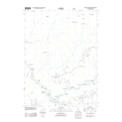 2012 Map of Forks of Salmon, 2012 Print