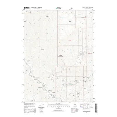 2015 Map of Forks of Salmon, 2015 Print