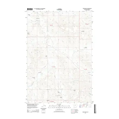 2014 Map of Forks Ranch, 2014 Print