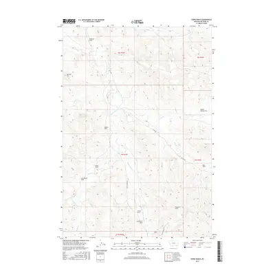 2017 Map of Forks Ranch, 2017 Print