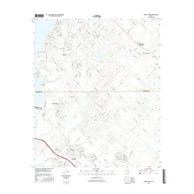2016 Map of Forney North, 2016 Print