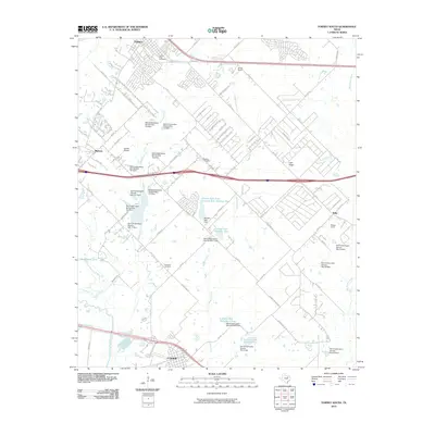 2010 Map of Forney South, 2010 Print