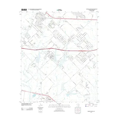 2012 Map of Forney South, 2012 Print