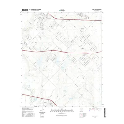 2016 Map of Forney South, 2016 Print