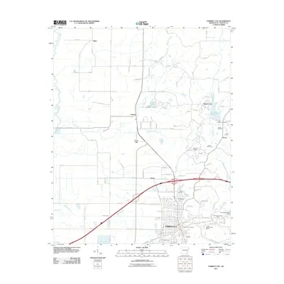 2011 Map of Forrest City, 2011 Print