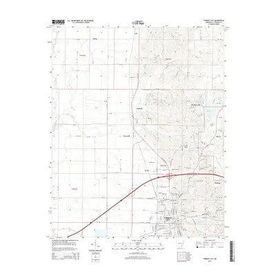 2014 Map of Forrest City, 2014 Print
