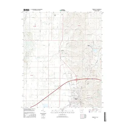 2017 Map of Forrest City, 2017 Print