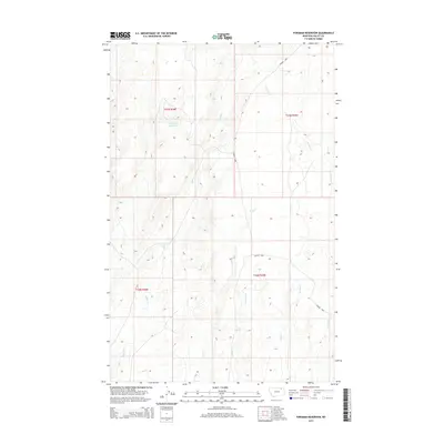 2014 Map of Forsman Reservoir, 2014 Print