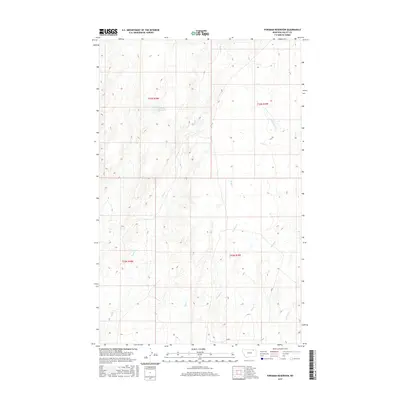 2017 Map of Forsman Reservoir, 2017 Print