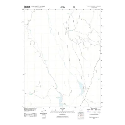 2011 Map of Forsyth Reservoir, 2011 Print