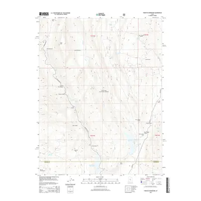 2014 Map of Forsyth Reservoir, 2014 Print