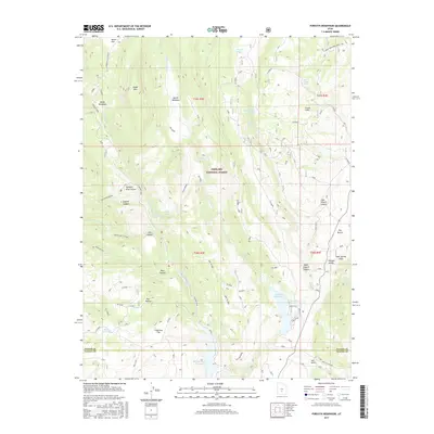 2017 Map of Forsyth Reservoir, 2017 Print