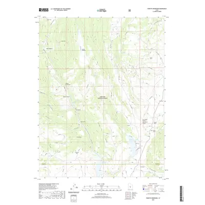 2020 Map of Forsyth Reservoir, 2020 Print
