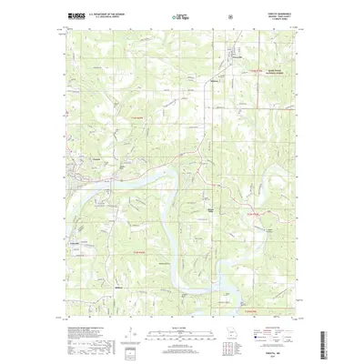 2017 Map of Forsyth, 2017 Print