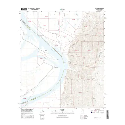 2015 Map of Fort Adams, 2015 Print