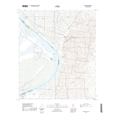 2018 Map of Fort Adams, 2018 Print