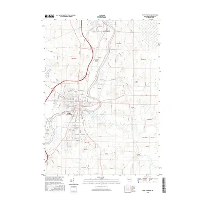 2016 Map of Fort Atkinson, 2016 Print