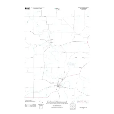 2013 Map of Fort Atkinson, 2013 Print