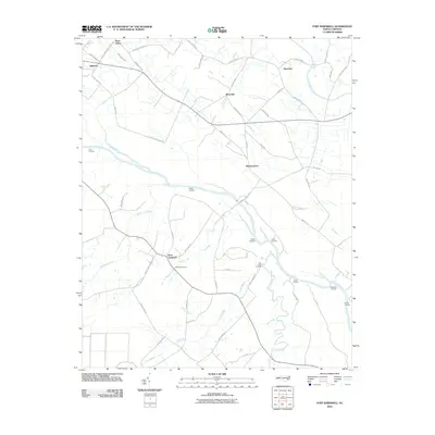 2010 Map of Fort Barnwell, 2010 Print