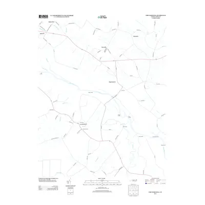 2013 Map of Fort Barnwell, 2013 Print