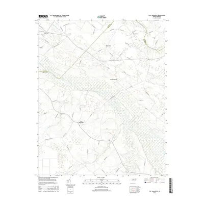 2016 Map of Fort Barnwell, 2016 Print