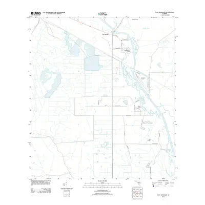 2012 Map of Fort Basinger, 2012 Print