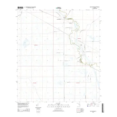 2015 Map of Fort Basinger, 2015 Print