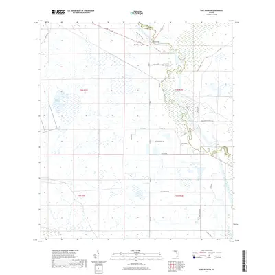 2018 Map of Fort Basinger, 2018 Print