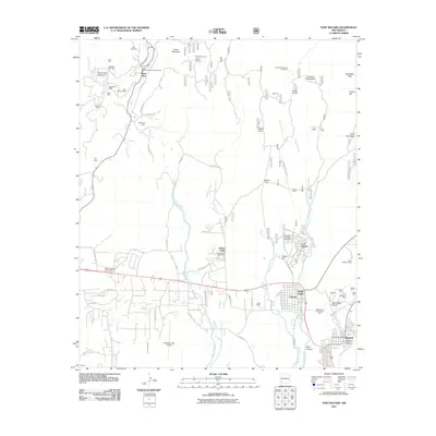 2011 Map of Fort Bayard, 2011 Print