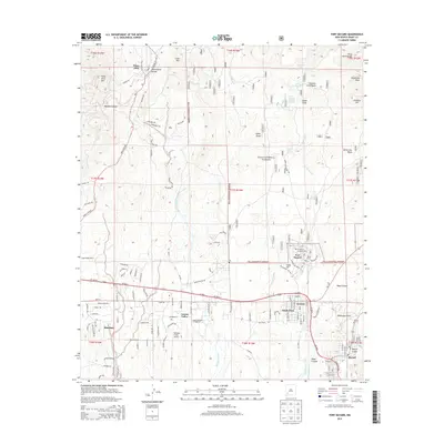 2013 Map of Fort Bayard, 2013 Print