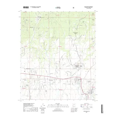 2020 Map of Fort Bayard, 2020 Print