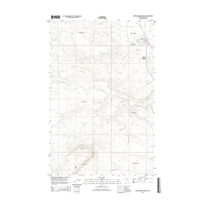 2014 Map of Fort Belknap Agency, 2014 Print