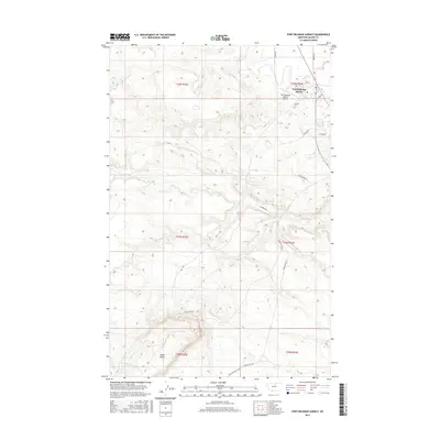 2017 Map of Fort Belknap Agency, 2017 Print