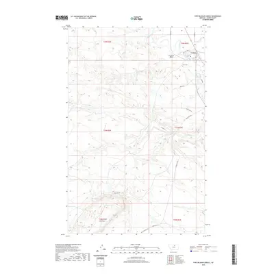 2020 Map of Fort Belknap Agency, 2020 Print