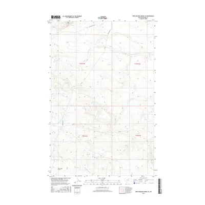 2017 Map of Fort Belknap Agency SE, 2017 Print